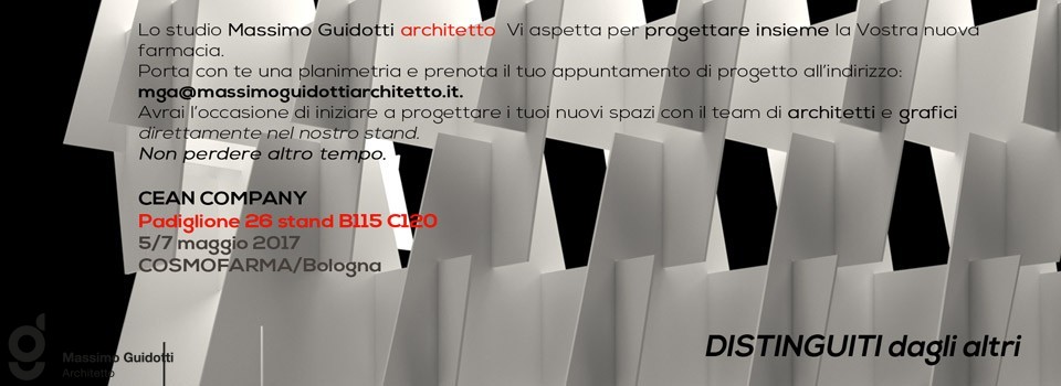 Cosmofarma stand cean 2017 bologna massimo guidotti architetto ... Architetti ascoli piceno